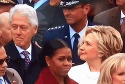 Bill Clinton Grim Smile GIF