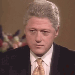 Bill Clinton Head Shake GIF
