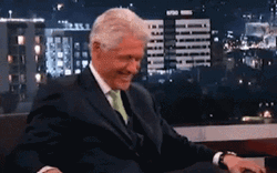 Bill Clinton Laughing Out Loud GIF