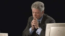 Bill Clinton Praying GIF