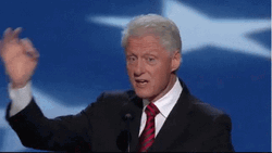 Bill Clinton Saying Zero GIF