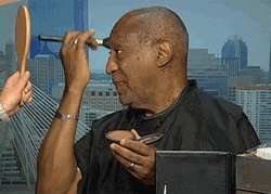 Bill Cosby Make Up Retouch GIF