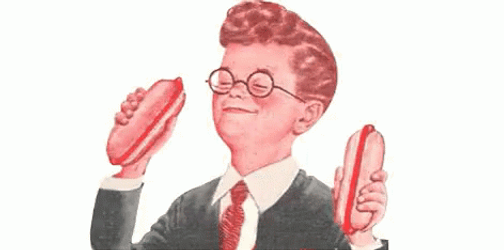 Bill Glizzy Hotdog Animation GIF