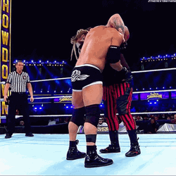 Bill Goldberg Jackhammer Bray Wyatt GIF
