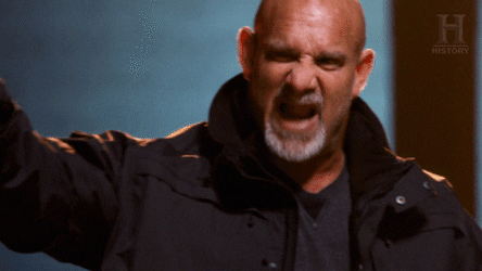 Bill Goldberg Provoking Side Pointing GIF