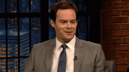 Bill Hader Laughing GIF