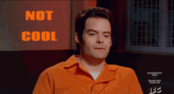 Bill Hader Not Cool GIF