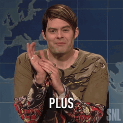 Bill Hader Plus GIF