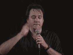 Bill Hicks Mic Tap Mic Test GIF