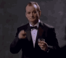 Bill Murray Caddyshack With A Shot GIF