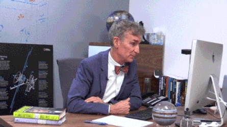 Bill Nye Chuckle GIF