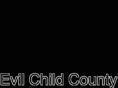 Billboard Girl Evil Child County GIF