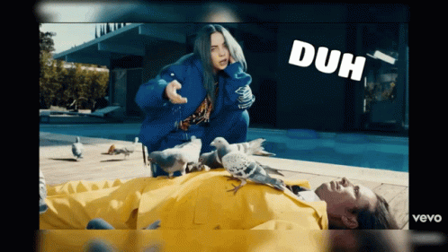 Billie Eilish Duh GIF