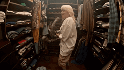 Billie Eilish Shouting On Her Closet