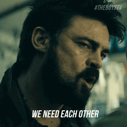 Billy Butcher We Need Each Other GIF