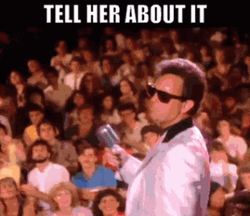 Billy Joel MTV Tell Her About It GIF