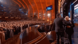 Billy Joel Tight Hugs Awards Night GIF