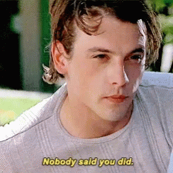 Billy Loomis Nobody Said You Did GIF