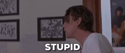 Billy Loomis Stupid Head Smack GIF
