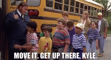 Billy Madison Chris Farley Letting Kids Enter Bus GIF