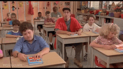 Billy Madison Inside The Classroom GIF