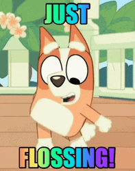 Bingo Just Flossing Floss Dance GIF