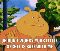 Binky Barnes Fine Keep Your Secrets GIF