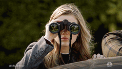 Binoculars Pink GIF