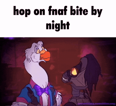 Bird And Mummy Hop On FNAF Bite By Night GIF