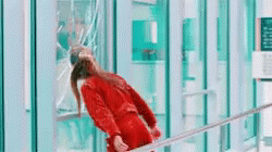 Bird Box Head Tapping Mirror GIF