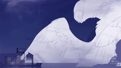 Bird Drawing Saying Live GIF