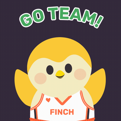 Bird In Finch Basketball Jersey GIF