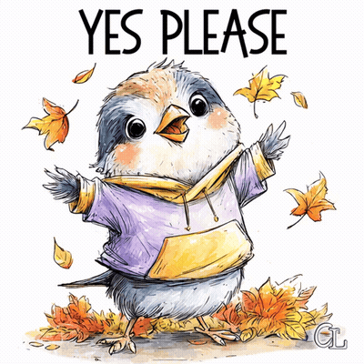 Bird In Hoodie Saying Yes Please GIF