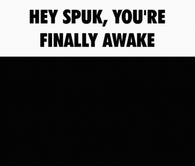 Bird Saying Hey Spuk You Are Finally Awake GIF