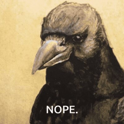 Bird Saying Nope GIF