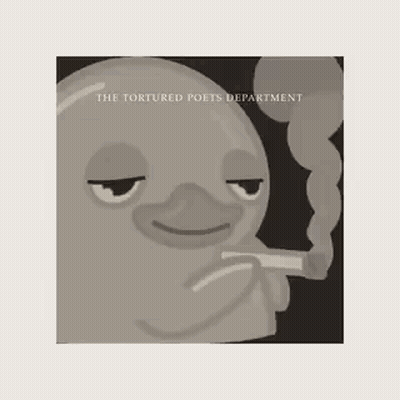 Bird Smoking Cigarette With The Tortured Poets Department GIF