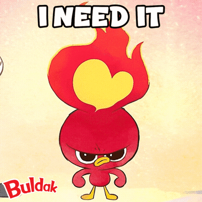 Bird With Heart On Head Saying I Need It GIF