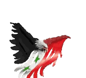 Bird With Red White Green Tail Flying Sticker