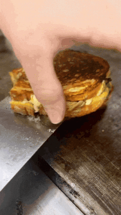 Birria Grilled Cheese Sandwich GIF