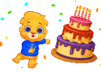 Birthday Birthday Cake Sticker GIF