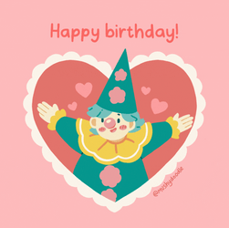 Birthday Brother Happy Clown Greets Meme GIF