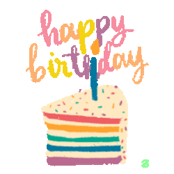 Birthday Cake Sticker GIF