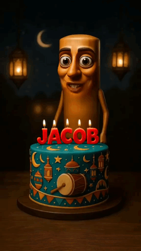 Birthday Cake With Jacob GIF