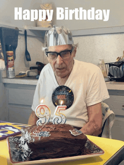 Birthday Cake With Lit Candles GIF