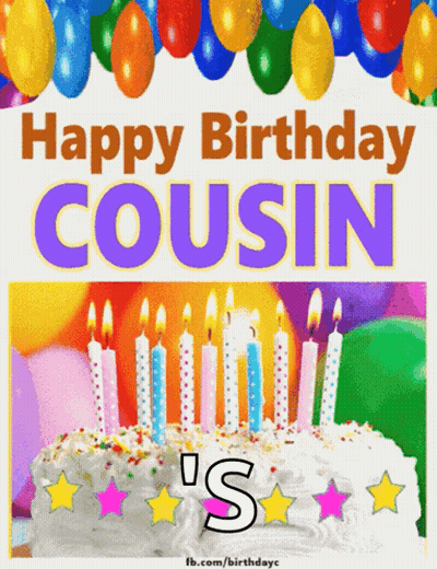 Birthday Card With Balloons And Confetti Saying Happy Birthday To You GIF