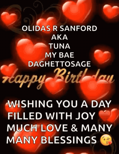 Birthday Card With Butterfly And Flowers Saying This Is My Wish For You GIF
