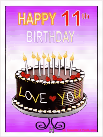 Birthday Card With Cupcakes And Balloons Says Happy Birthday To You 50 GIF