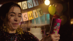 Birthday Celebration With Party Popper GIF