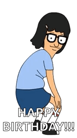 Birthday Dance Tina Belcher Twerking Bob's Burgers GIF