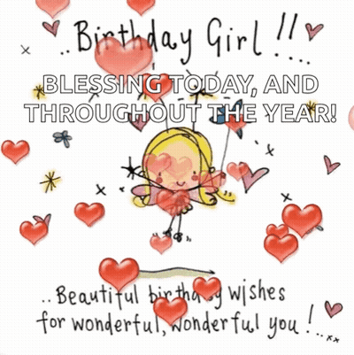 Birthday Girl Blessed Today Throughout Year